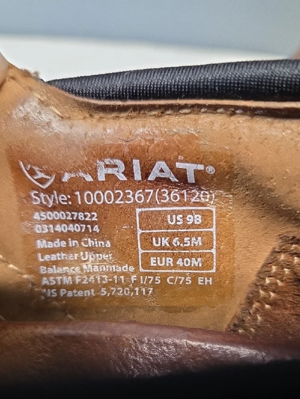 Ariat Brown Leather Slip-On Platform Clogs Size 9B